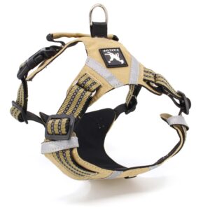 Vsepropejska Zodo sportovní postroj pro psa | 39 – 92 cm Barva: Béžová, Obvod hrudníku: 58 – 79 cm, Obvod krku: 44 – 62 cm