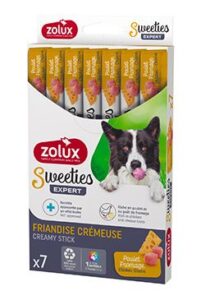 Pochoutka pes SWEETIES kuře,sýr 7ks Zolux