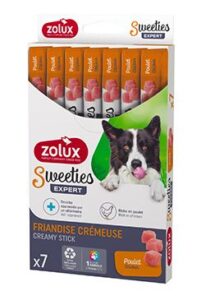 Pochoutka pes SWEETIES kuře 7ks Zolux