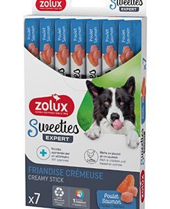 Pochoutka pes SWEETIES losos, kuře 7ks Zolux