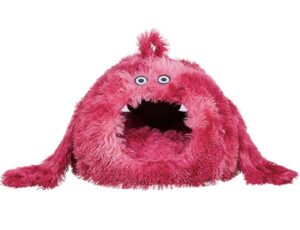 Trixie Kukaň MONSTER, 46 x 33 x 46 cm, dlouhovlasý plyš, růžově červená