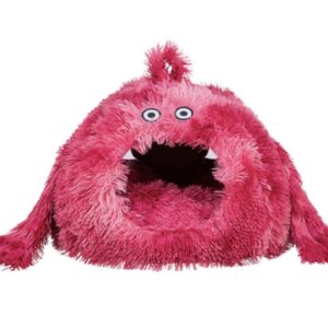 Trixie Kukaň MONSTER, 46 x 33 x 46 cm, dlouhovlasý plyš, růžově červená