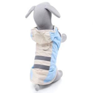 Vsepropejska Slim-Roy reflexní pláštěnka pro psa Barva: Modrá, Délka zad (cm): 38, Obvod hrudníku: 42 – 48 cm