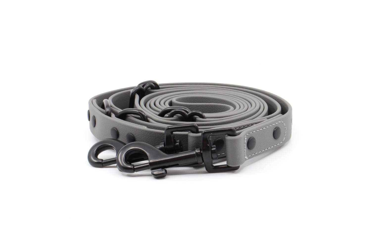 Vsepropejska Flip silikonové přepínací vodítko pro psa | 260 cm Barva: Šedá, Šířka vodítka: 1,5 cm Vsepropejska Flip silikonové přepínací vodítko pro psa | 260 cm Barva: Šedá, Šířka vodítka: 1,5 cm