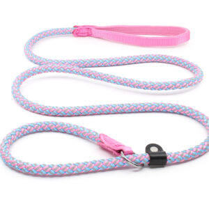 Vsepropejska Med reflexní vodítko pro psa 2 v 1 | 150 cm Barva: Růžová, Délka vodítka: 150 cm, Šířka vodítka: 1,2 cm