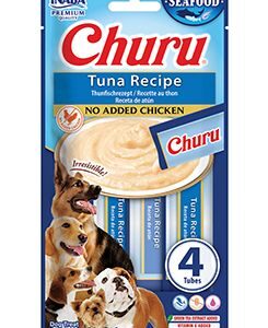 INABA FOODS Churu Dog Fish Tuna Recipe 4x14g