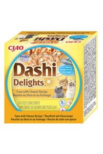 INABA FOODS Churu Cat Dashi Delights Tuna with Cheese 70g