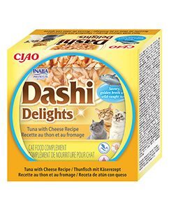 INABA FOODS Churu Cat Dashi Delights Tuna with Cheese 70g