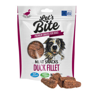 Brit Let’s Bite Meat Snacks. Duck Fillet 80g