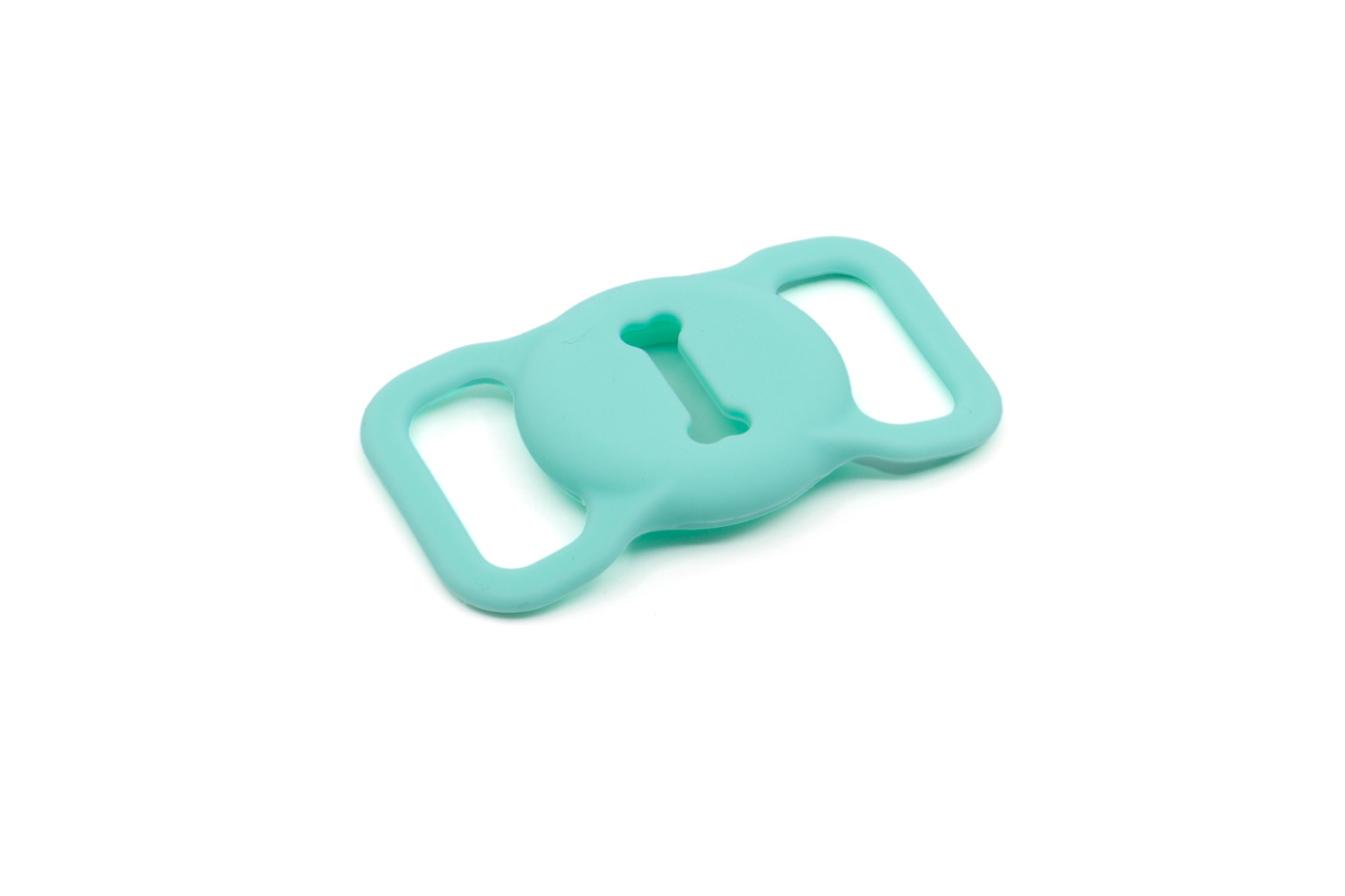 Vsepropejska Idared silikonový obal na AirTag pro obojek Barva: Tyrkysová Vsepropejska Idared silikonový obal na AirTag pro obojek Barva: Tyrkysová