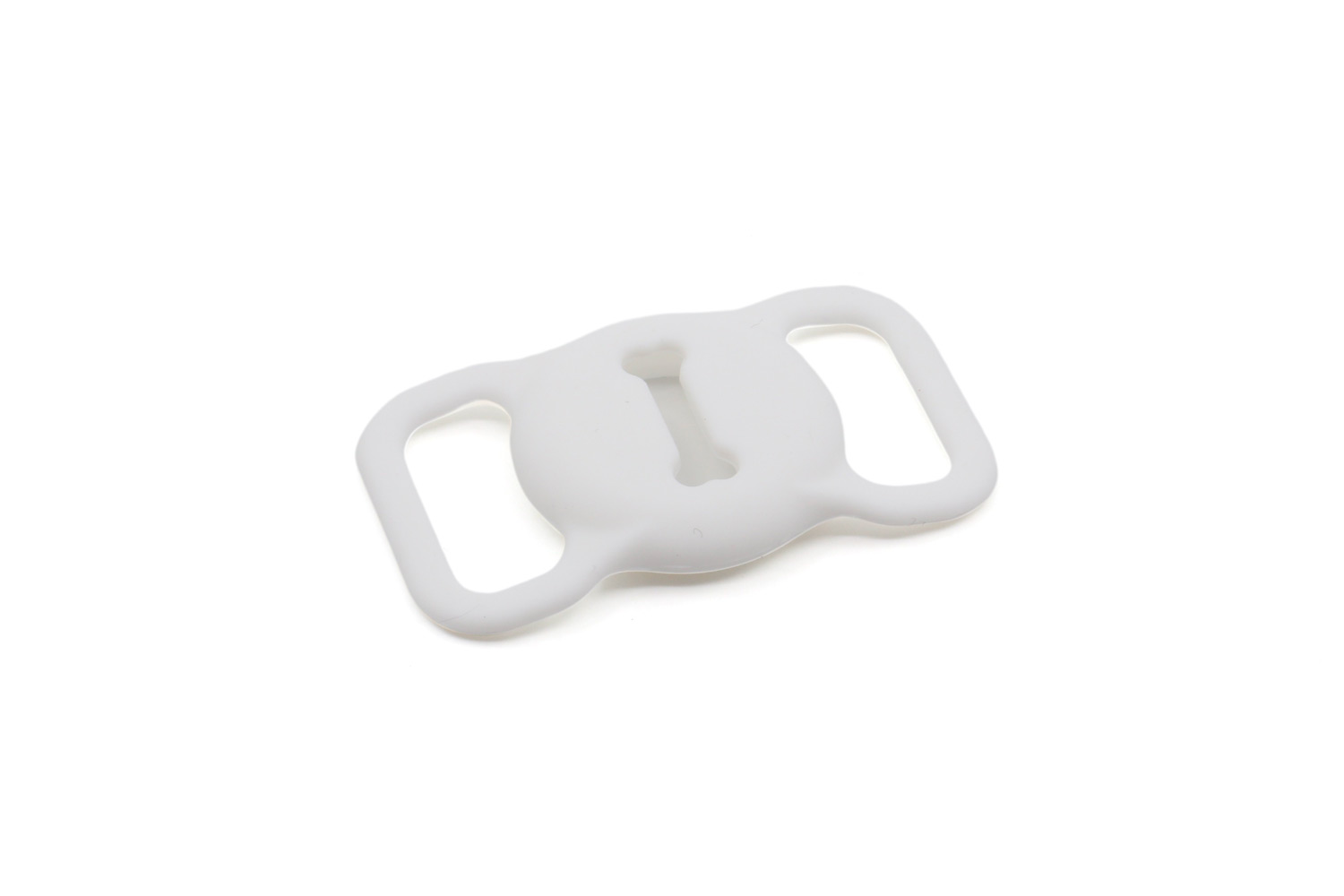 Vsepropejska Idared silikonový obal na AirTag pro obojek Barva: Bílá Vsepropejska Idared silikonový obal na AirTag pro obojek Barva: Bílá