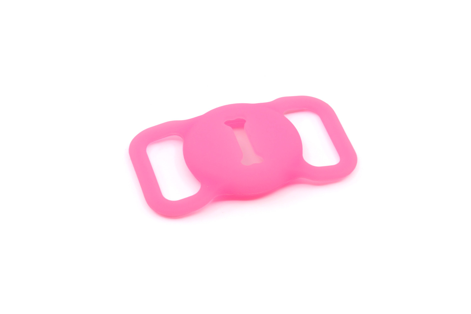 Vsepropejska Idared silikonový obal na AirTag pro obojek Barva: Tmavě růžová Vsepropejska Idared silikonový obal na AirTag pro obojek Barva: Tmavě růžová