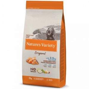 Natures Variety Nature´s variety original pro střední psy s lososem 12kg
