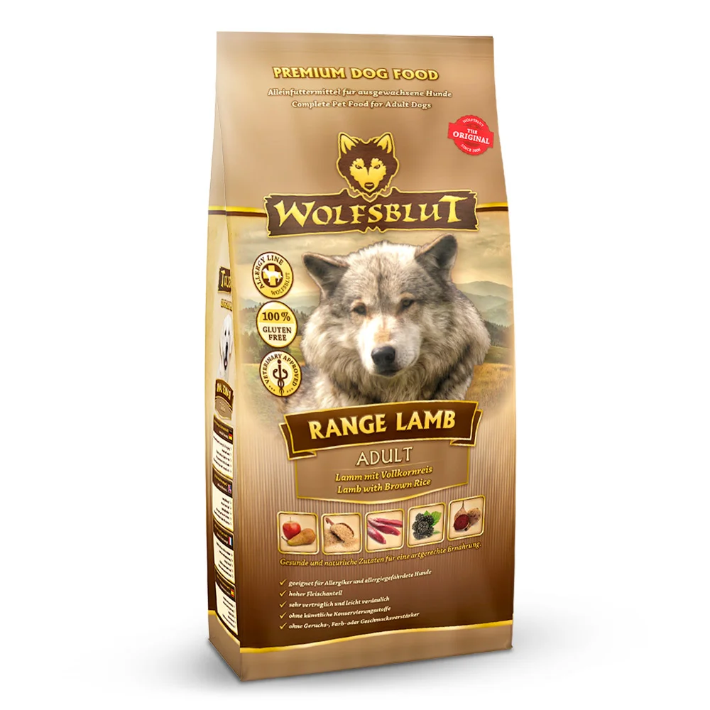 Wolfsblut Range Lamb Adult 12,5kg - jehně a rýže Wolfsblut Range Lamb Adult 12,5kg - jehně a rýže