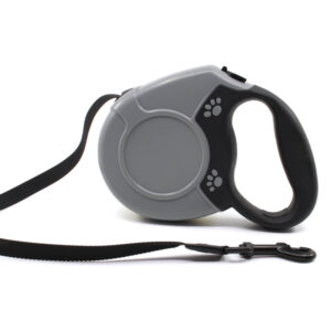 Vsepropejska Linus samonavíjecí vodítko pro psa | 5 m Barva: Šedá, Délka vodítka: 5 m