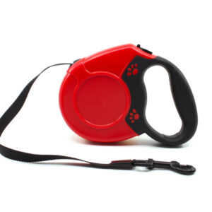 Vsepropejska Linus samonavíjecí vodítko pro psa | 5 m Barva: Červená, Délka vodítka: 5 m