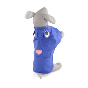 Vsepropejska Zabba pláštěnka pro psa Barva: Modrá, Délka zad (cm): 26, Obvod hrudníku: 38 – 40 cm