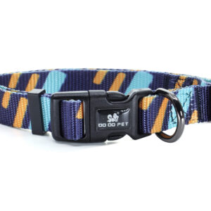 Vsepropejska Pick modro-žlutý obojek pro psa Obvod krku: 33 – 52 cm