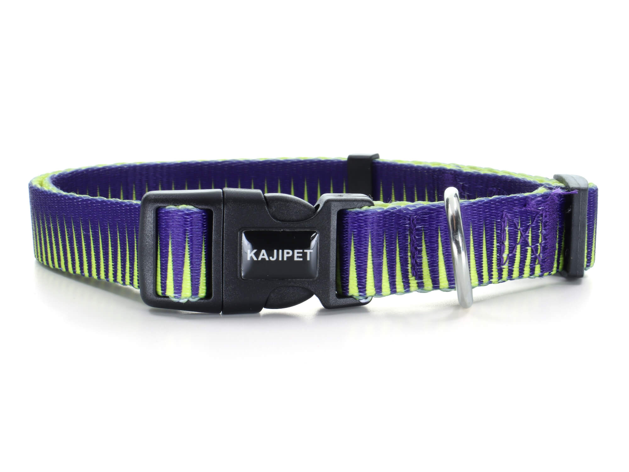 Vsepropejska Alsa fialovo - žlutý obojek pro psa Typ: Obojek, Velikost: Obvod krku 36 - 56 cm Vsepropejska Alsa fialovo - žlutý obojek pro psa Typ: Obojek, Velikost: Obvod krku 36 - 56 cm