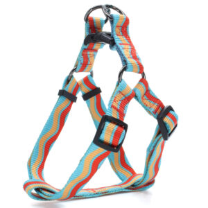 Vsepropejska Pino 3 barevný postroj pro psa Barva: Modrá, Obvod hrudníku: 31 – 48 cm