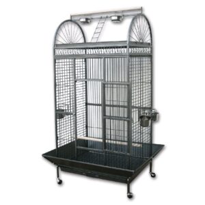 MELODIE voliéra pro papoušky s vybavením (šířka ochranného plechu 11cm)