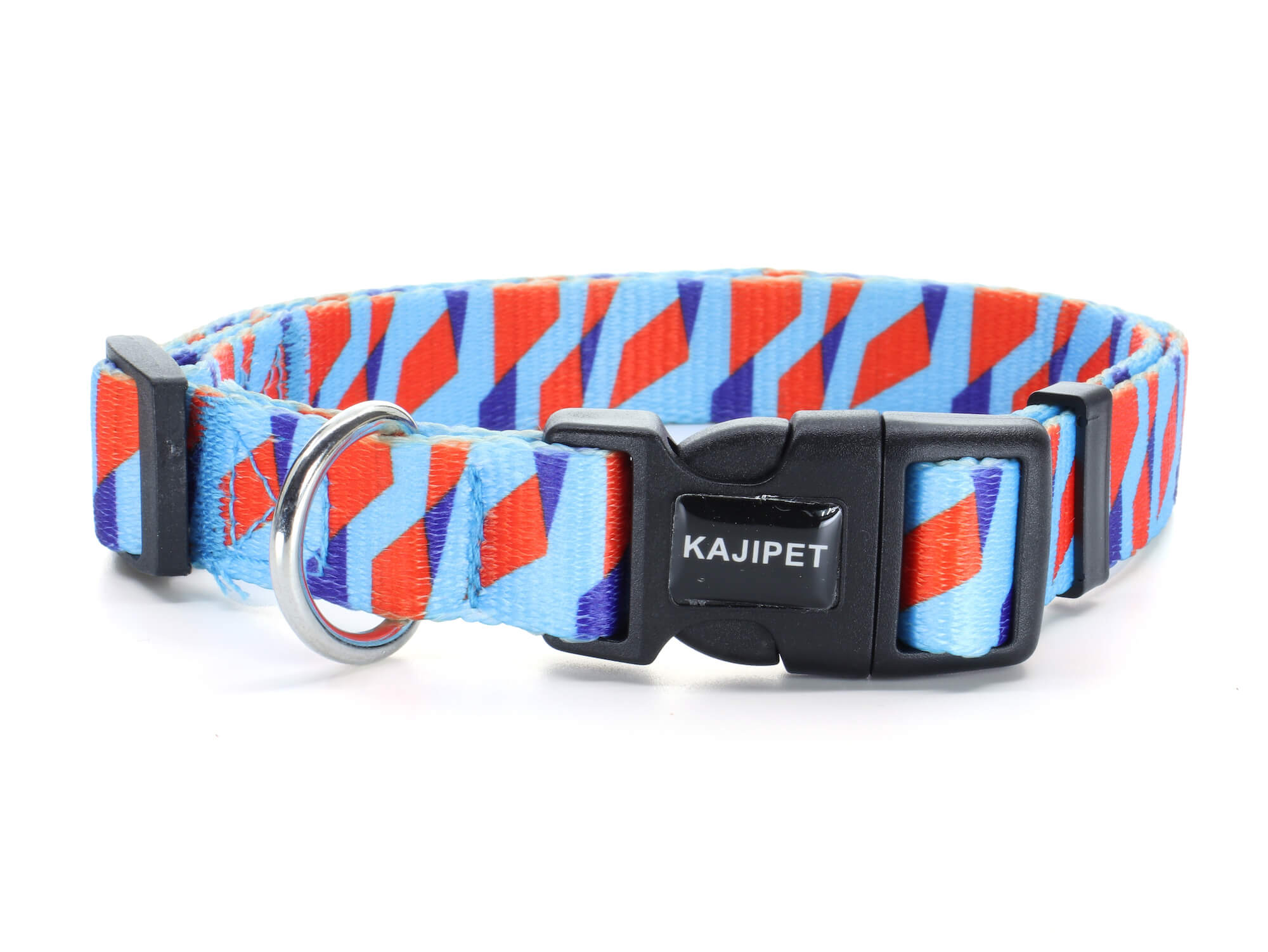 Vsepropejska Geo modro-červený obojek pro psa Barva: Modro-červená, Obvod krku: 46 - 75 cm Vsepropejska Geo modro-červený obojek pro psa Barva: Modro-červená, Obvod krku: 46 - 75 cm