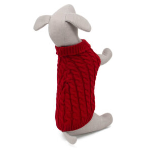 Vsepropejska Kimo svetr pro psa Barva: Vínová, Délka zad (cm): 33, Obvod hrudníku: 32 – 40 cm