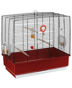 Klec REKORD 4P 60×32,5×57,5cm černo-červená FP