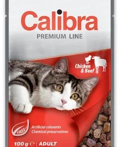 Calibra Cat kapsa Premium Adult Chicken & Beef 6x100g