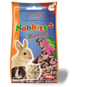 Nobby StarSnack Nobbits Berry pamlsky pro hlodavce plody 75g