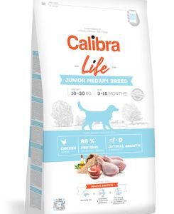 Calibra Dog Life Junior Medium Breed Chicken 12kg