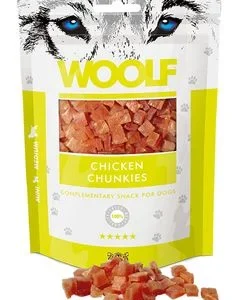 WOOLF pochoutka chicken chunkies 100g