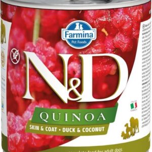 N&D QUINOA Dog konz. Duck & Coconut 285 g