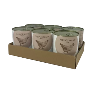 Bohemia Pet Food SIX PACK BOHEMIA Slepičí maso ve vlastní šťávě 800g