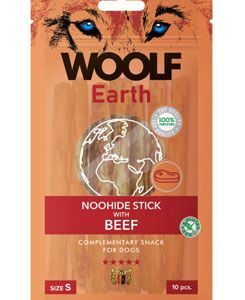 Woolf pochoutka Earth NOOHIDE S Beef 90g