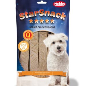 Nobby StarSnack Strips pamlsek plátky kuřecí 20ks / 200g