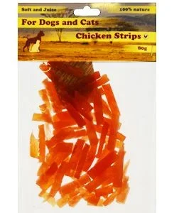 Pochoutka Kuřecí proužky poloměkké 4cm 80g