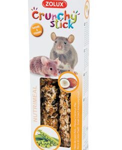 Zolux S.A.S. Pochoutka CRUNCHY STICK kokos/hrách pro myši Zolux