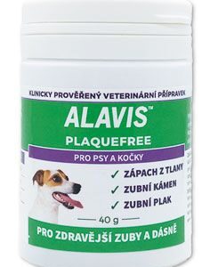 VH Pharma, a.s. Alavis PlaqueFree pro psy a kočky 40g