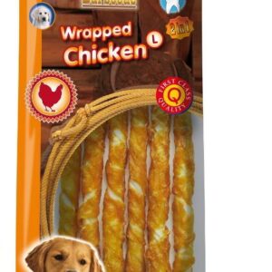 Nobby StarSnack BBQ Wrapped buvolí tyčky bílé s kuřecím 25cm/144g