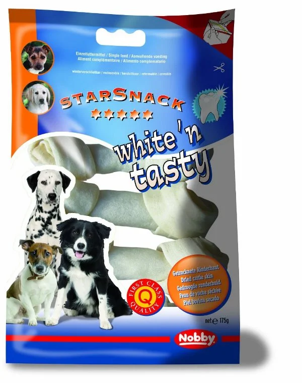 Nobby StarSnack White'n Tasty uzlík 10-11,5cm 5ks Nobby StarSnack White'n Tasty uzlík 10-11,5cm 5ks