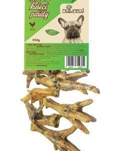 NATURECA pochoutka Kuřecí pařáty sušené 250g