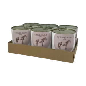 Bohemia Pet Food SIX PACK BOHEMIA Koňské maso ve vlastní šťávě 800g