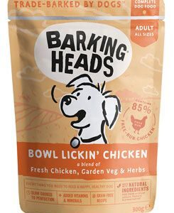 BARKING HEADS Bowl Lickin’ Chicken kapsička 300g