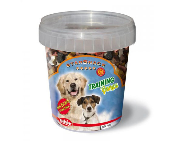 Nobby StarSnack Training Bones kyblík pamlsky pro psa 500g Nobby StarSnack Training Bones kyblík pamlsky pro psa 500g