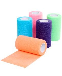 KRUUSE Obinadlo elast. Vet-Flex 10cm x 4,5m mix barev 10ks