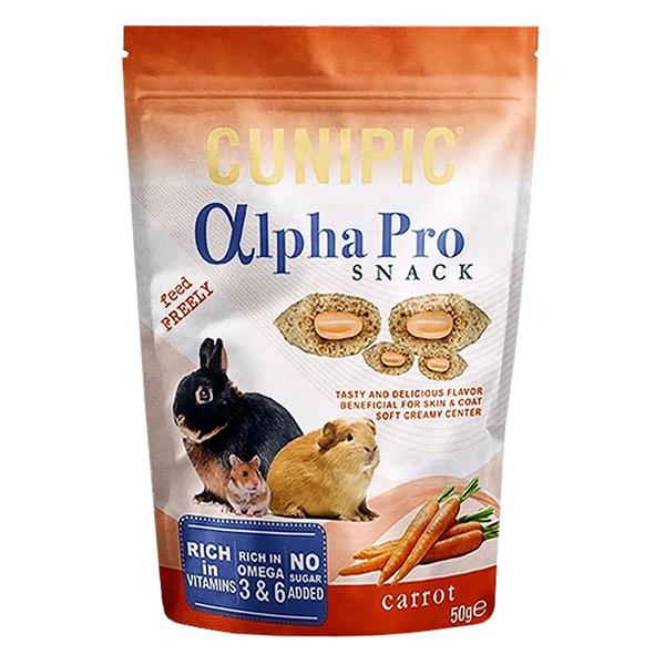 Cunipic Alpha Pro Snack Carrot - mrkev 50 g Cunipic Alpha Pro Snack Carrot - mrkev 50 g