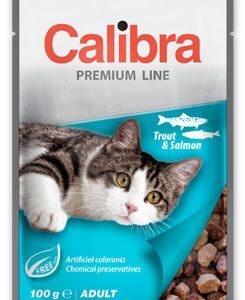 Calibra Cat kapsa Premium Adult Trout & Salmon 6x100g