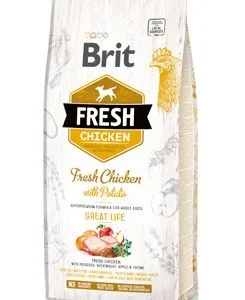Brit Fresh Dog Chicken & Potato Adult Great Life 12kg