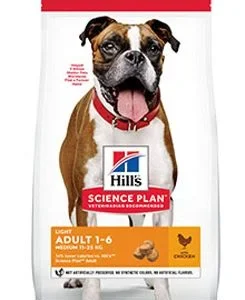 Hill’s Can.Dry SP Light Adult Medium Chicken 14kg